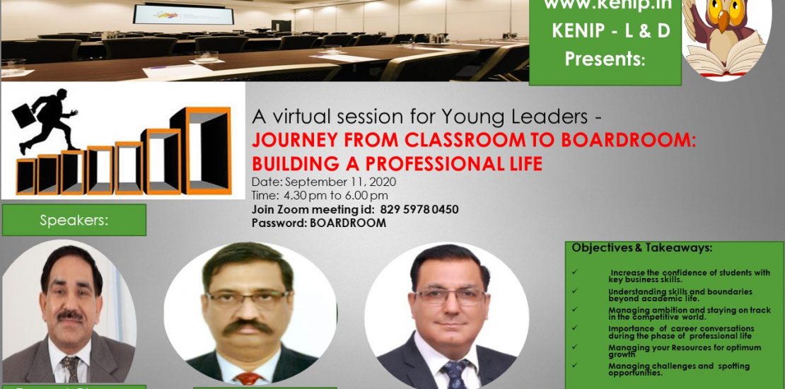 FLYER FOR CLASSROOM TO BOARDROOM