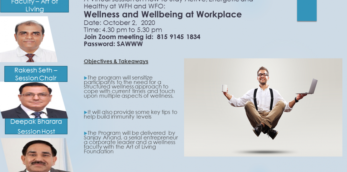 Wellness and Wellbeing at Workplace