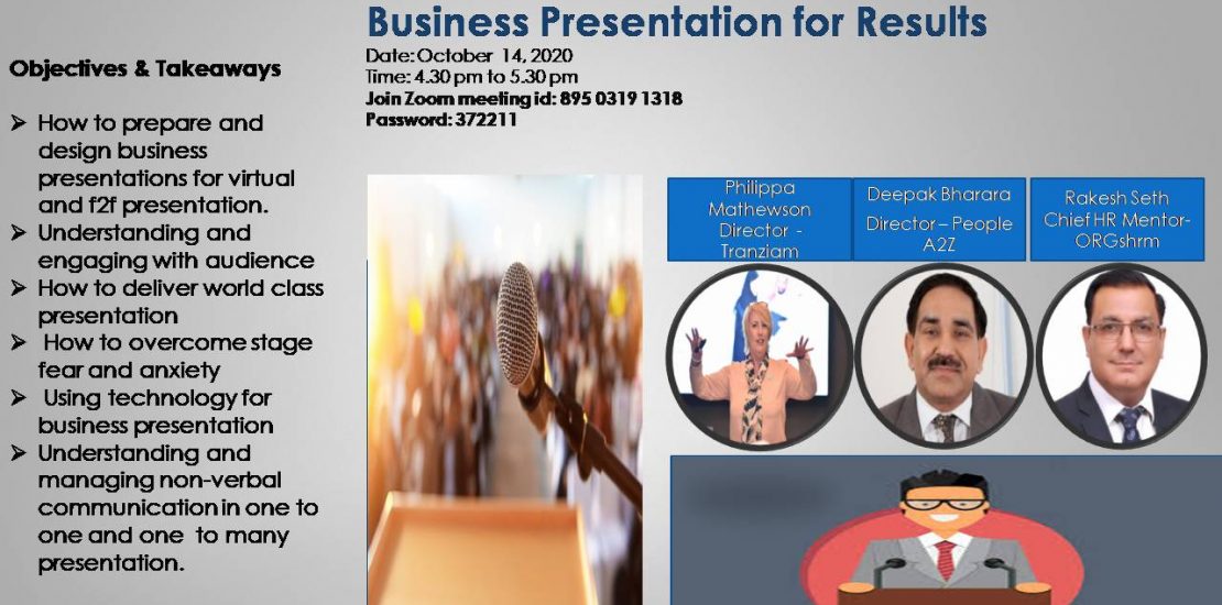 Business Presentation for Results
